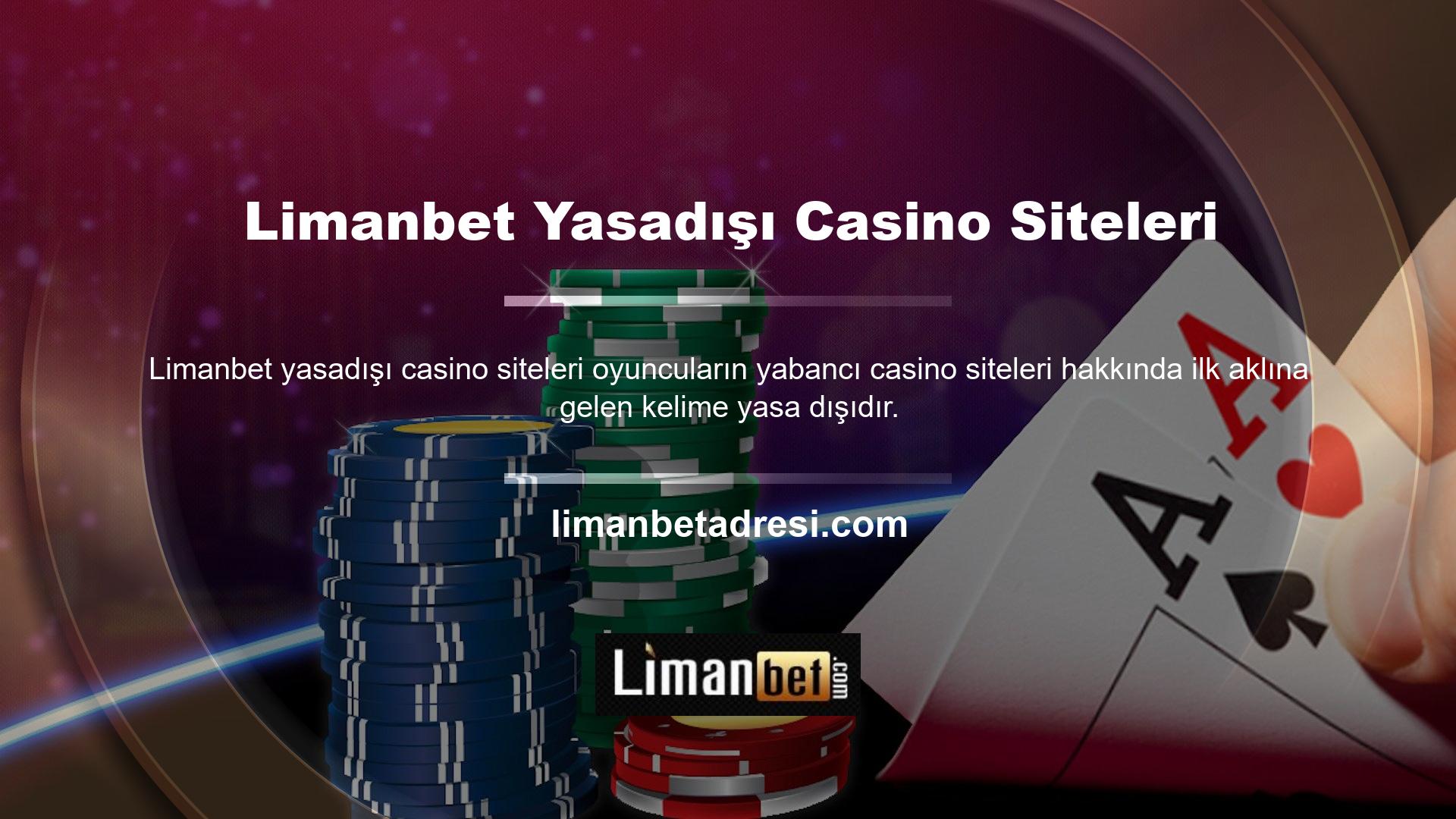 ? Yasadışı casino sitelerinin alaka düzeyine ilişkin soru işaretleri